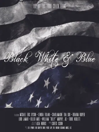 Black, White & Blue poster
