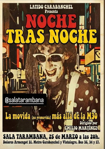 Movie poster for Noche Tras Noche (2026)