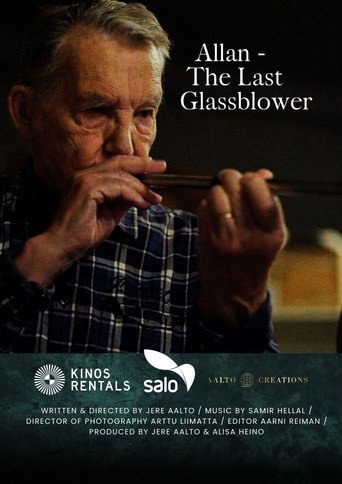 Movie poster for Allan - Viimeinen lasinpuhaltaja (2024)