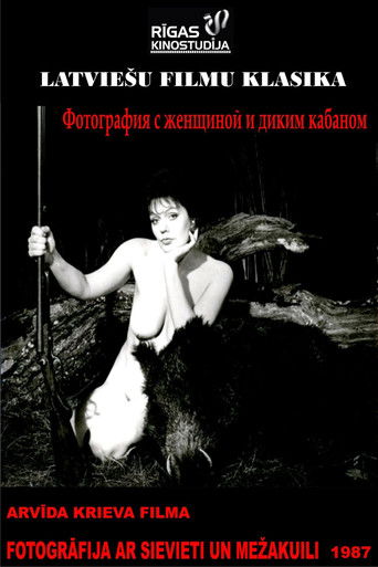 The Photo of a Woman with a Boar poster