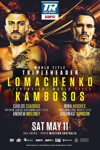 Movie poster for Vasyl Lomachenko vs. George Kambosos Jr. (2024)