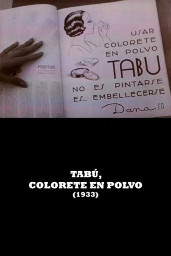 Movie poster for Tabú Powder Blush commercial (1933)