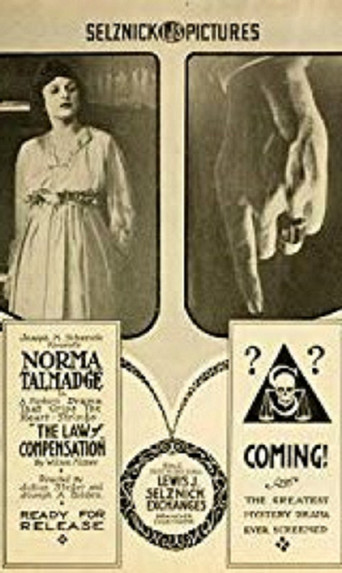 Movie poster for The Law of Compensation (1917)