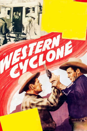 Movie poster for Western Cyclone (1943)