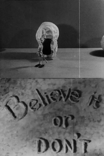 Movie poster for Believe it or Don't (1935)