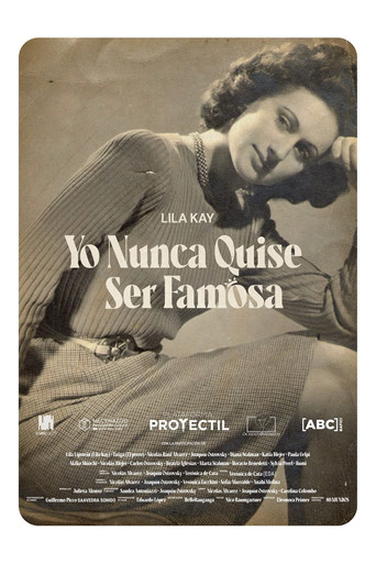 Movie poster for Yo nunca quise ser famosa (2024)