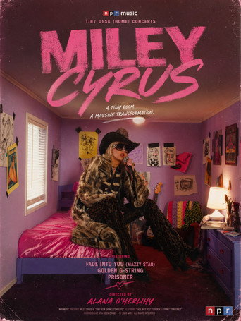 Movie poster for Miley Cyrus: Tiny Desk (Home) Concert (2021)