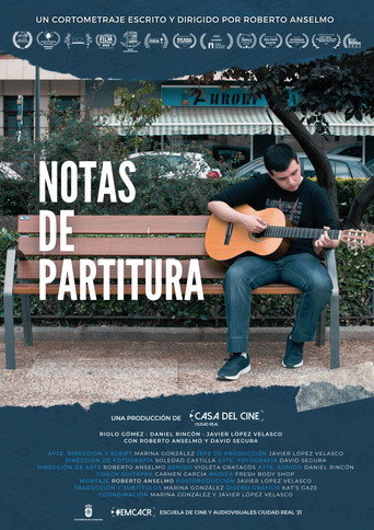 Movie poster for Notas de partitura (2021)