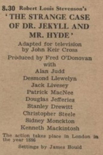 The Strange Case of Dr. Jekyll and Mr. Hyde poster