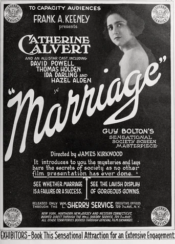 Movie poster for Marriage (1918)