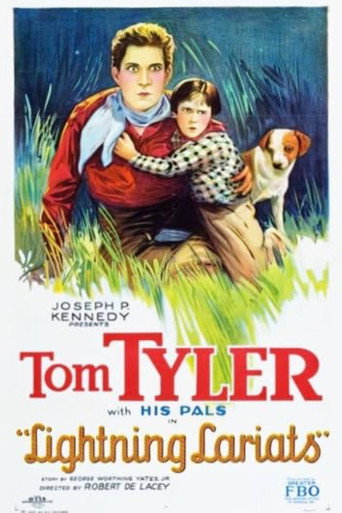 Movie poster for Lightning Lariats (1927)