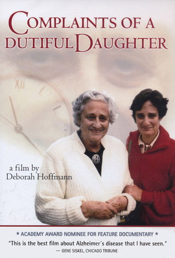 Movie poster for Complaints of a Dutiful Daughter (1994)