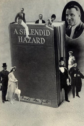 Movie poster for A Splendid Hazard (1920)
