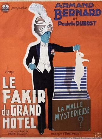 Movie poster for Le Fakir du Grand Hôtel (1934)