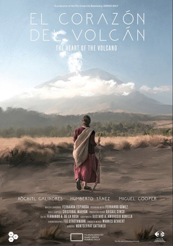 Movie poster for El corazón del volcán (2020)