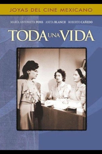 Movie poster for Toda una vida (1945)