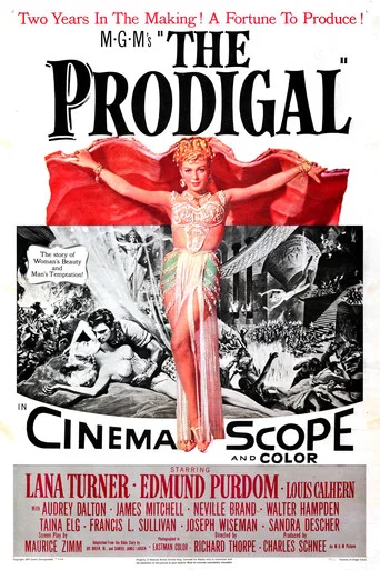 Movie poster for The Prodigal (1955)