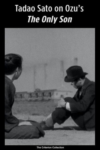 Movie poster for Tadao Sato on Ozu's The Only Son (2010)