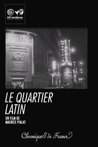 Movie poster for Le Quartier Latin (1966)