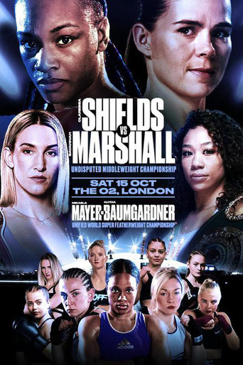 Movie poster for Claressa Shields vs. Savannah Marshall (2022)