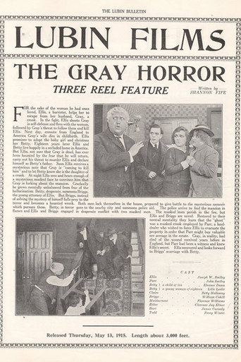 Movie poster for The Gray Horror (1915)