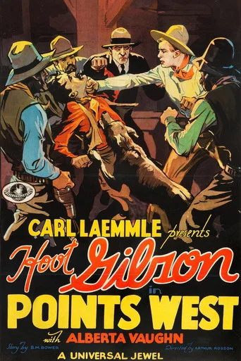 Movie poster for Points West (1929)