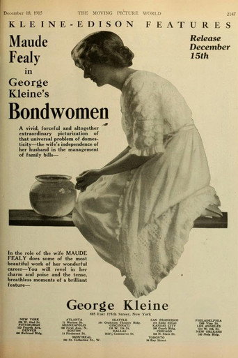 Movie poster for Bondwomen (1915)
