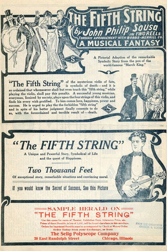 Movie poster for The Fifth String (1913)
