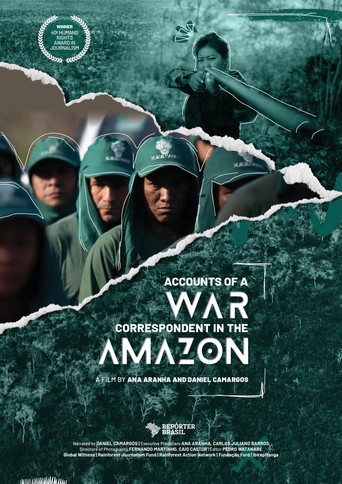 Movie poster for Accounts of a War Correspondent in the Amazon (2023)