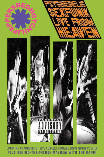 Movie poster for Red Hot Chili Peppers: Psychedelic Sexfunk Live from Heaven (1990)