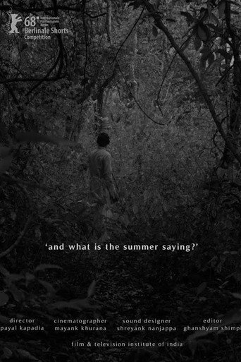Movie poster for And What Is the Summer Saying? (2018)