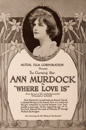 Movie poster for Where Love Is (1917)