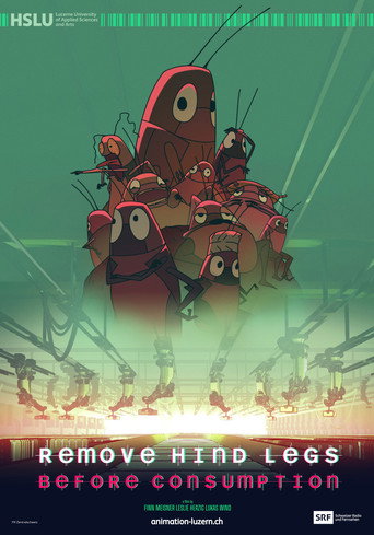Movie poster for Remove Hind Legs Before Consumption (2023)