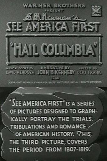 Movie poster for Hail Columbia (1934)