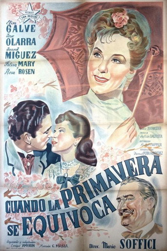 Cuando la primavera se equivoca poster