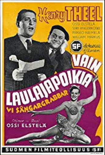 Movie poster for Vain laulajapoikia (1951)