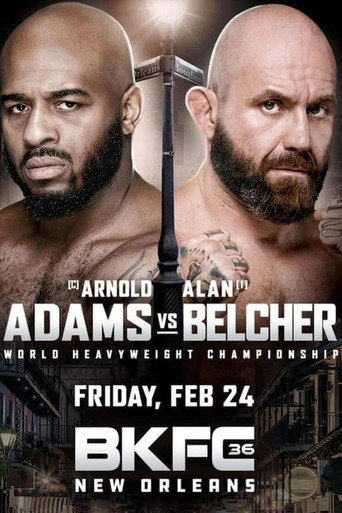 Movie poster for BKFC 36: Adams vs. Belcher (2023)