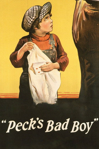 Movie poster for Peck's Bad Boy (1921)