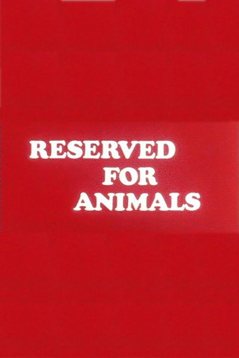 Movie poster for Reserved for Animals (1974)