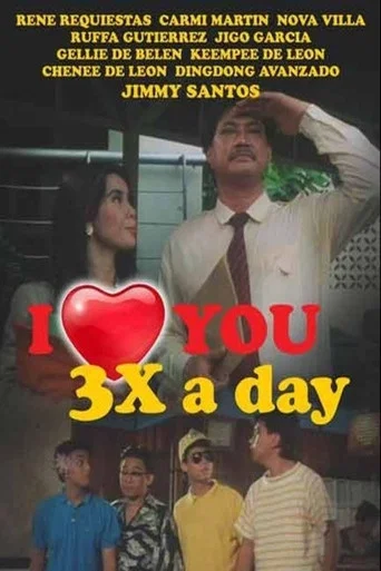 Movie poster for I Love You Three Times a Day (1988)
