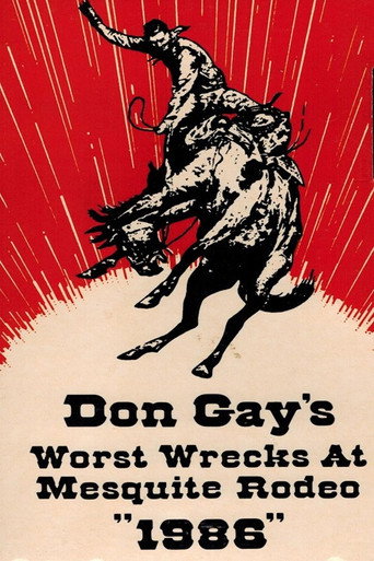 Movie poster for Don Gay's Worst Wrecks at Mesquite Rodeo 1986 (1987)
