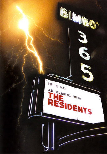Movie poster for The Residents - Talking Light: Bimbo's (2011)