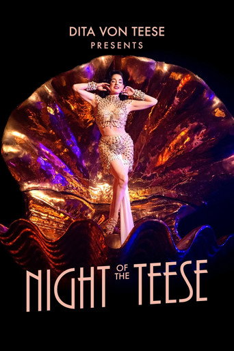 Movie poster for Dita Von Teese: Night of the Teese (2021)