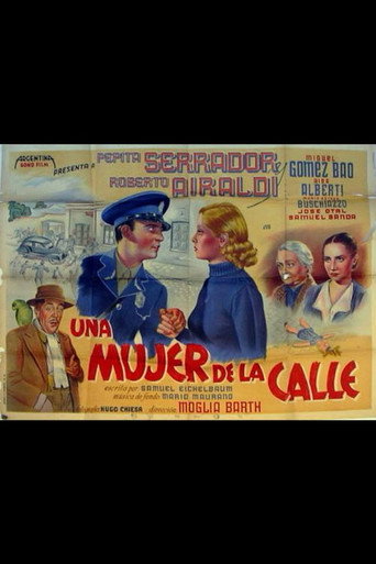 Movie poster for Una mujer de la calle (1939)