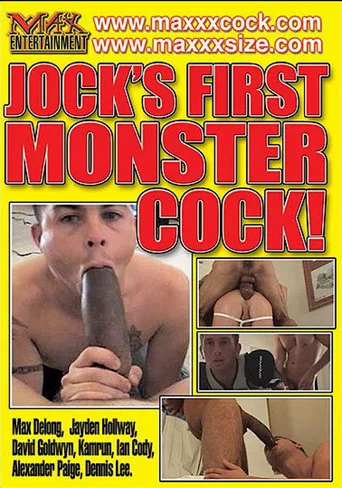 Movie poster for Jock's First Monster Cock! (2008)