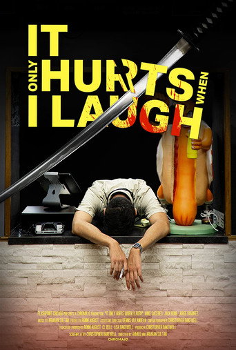 Movie poster for It Only Hurts When I Laugh (2022)