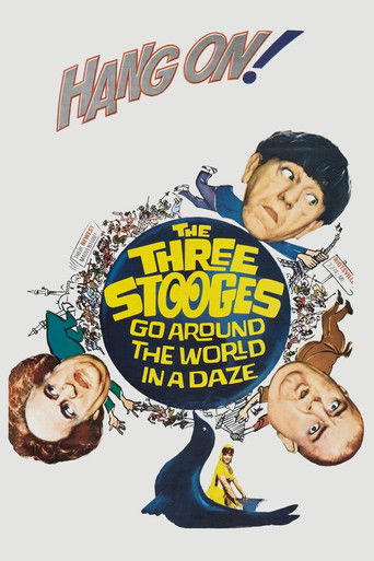 The Three Stooges Go Around the World in a Daze poster