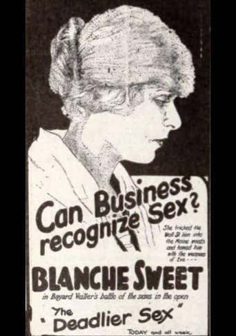 Movie poster for The Deadlier Sex (1920)