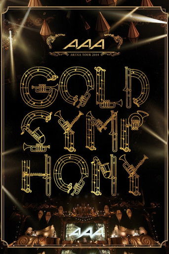 AAA ARENA TOUR 2014 -Gold Symphony- poster