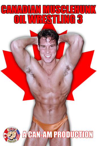 Movie poster for Canadian Musclehunk Oil Wrestling 3 (1993)